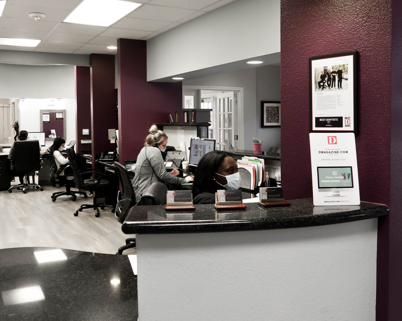 Texas Dental reception area